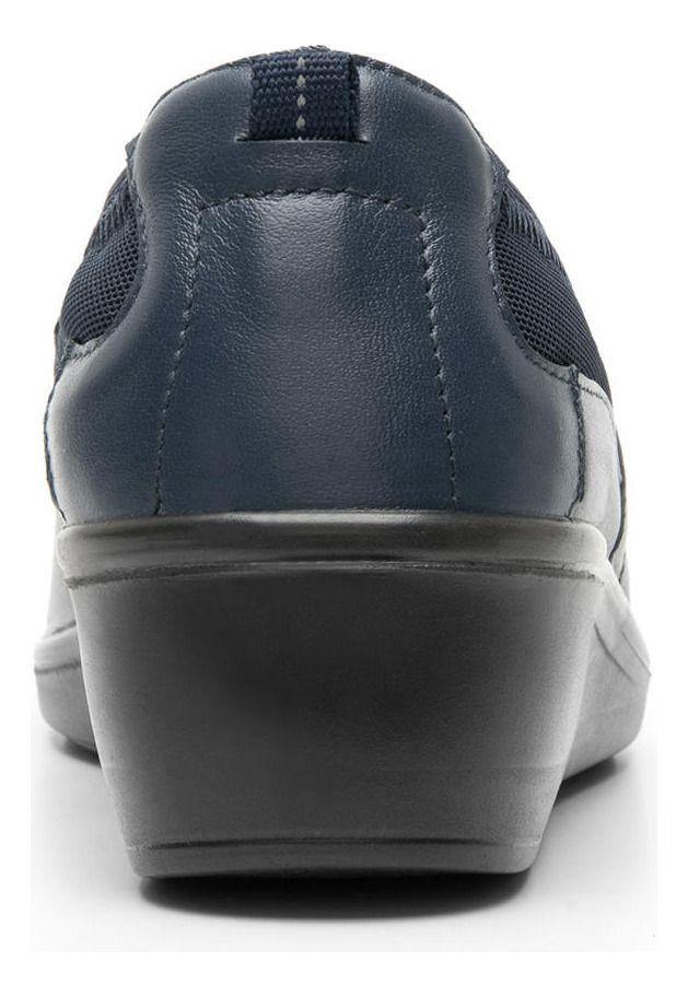Zapato Mujer Castaña 45606 Azul Flexi-4