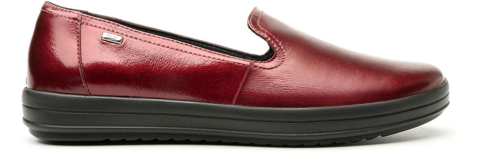 Zapato Mujer Cuero Charis Rojo Flexi-0