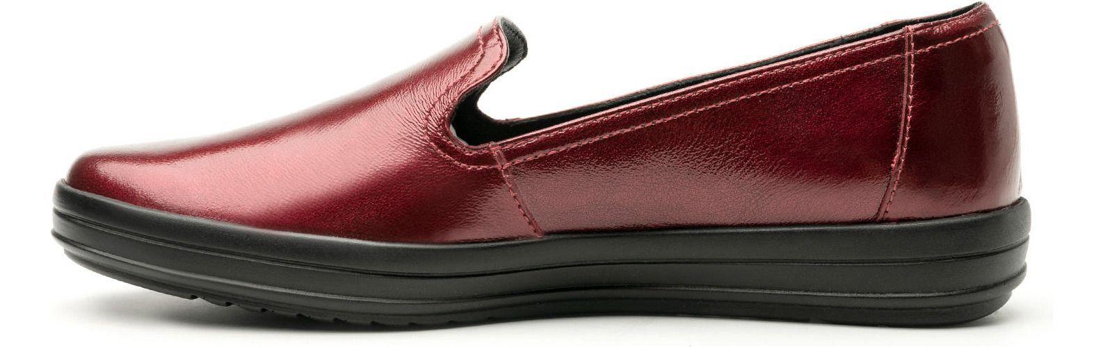 Zapato Mujer Cuero Charis Rojo Flexi-2