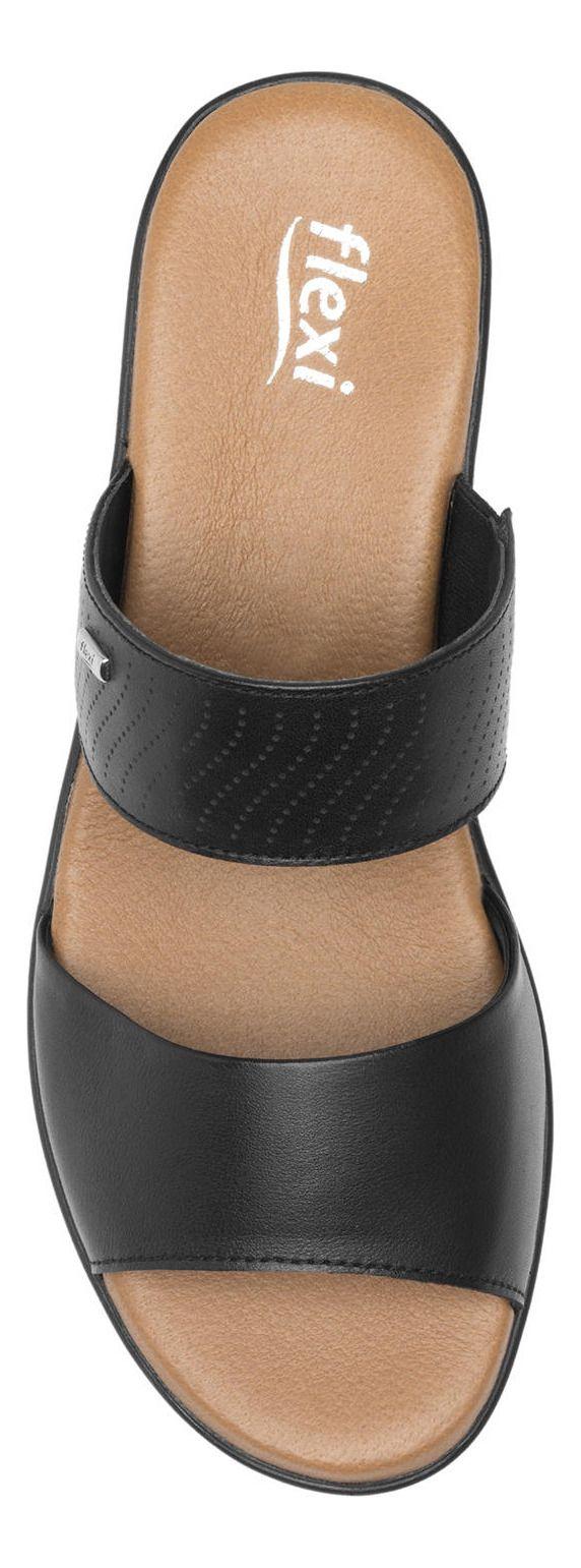 Sandalia Mujer Cuero Zura Negro Flexi-5