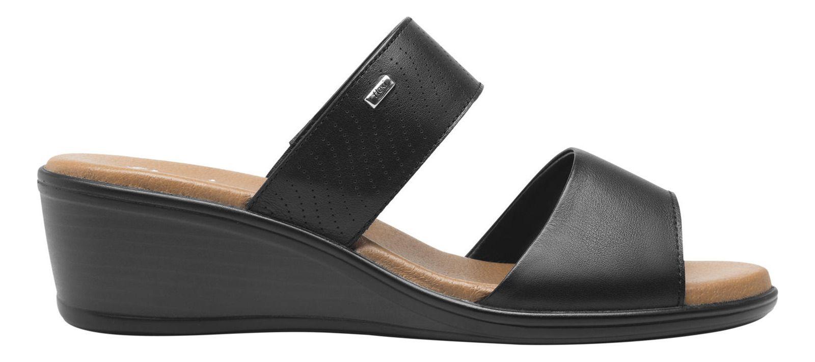 Sandalia Mujer Cuero Zura Negro Flexi-4