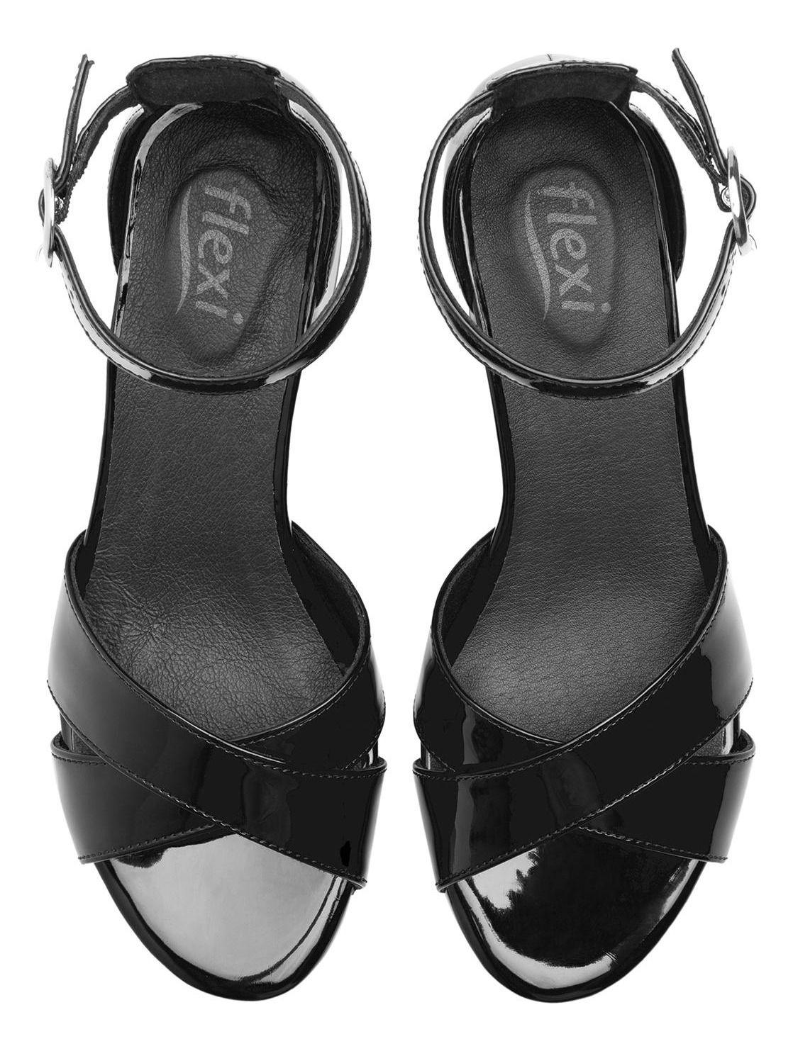 Sandalia Mujer Celine 106414 Negro Flexi-5
