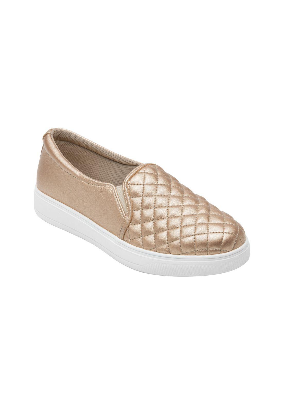Zapatilla Mujer Canoli 107705 Oro Flexi-1