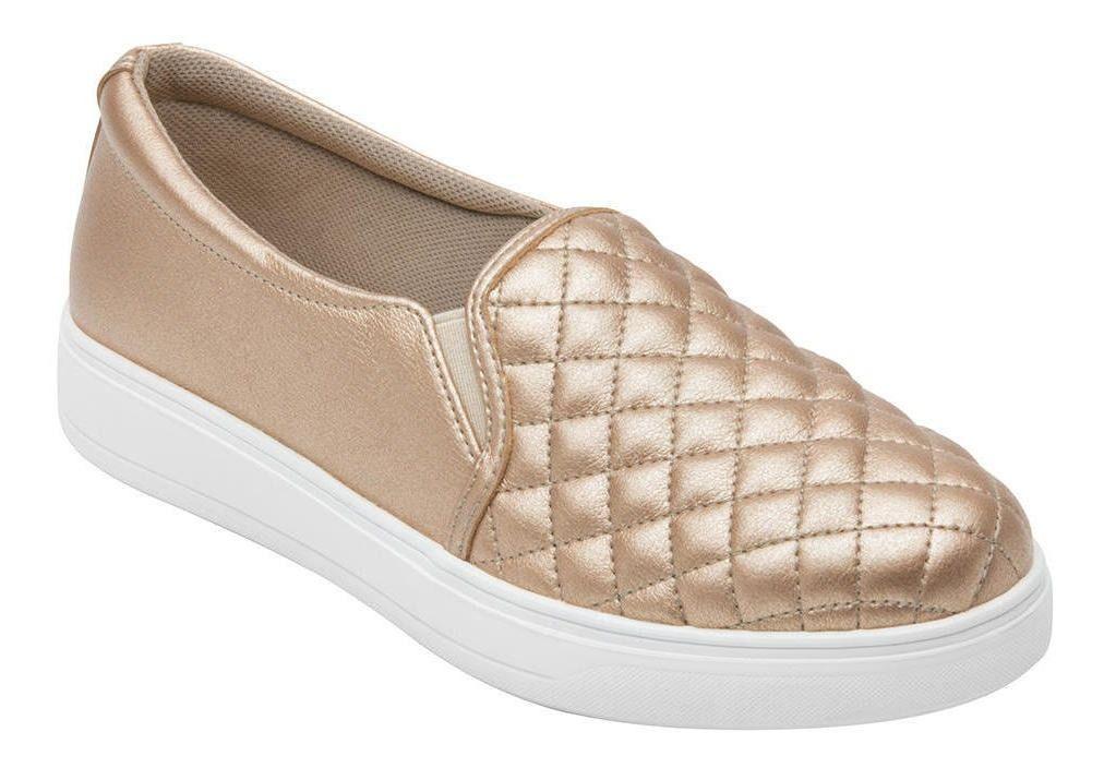 Zapatilla Mujer Canoli 107705 Oro Flexi-0