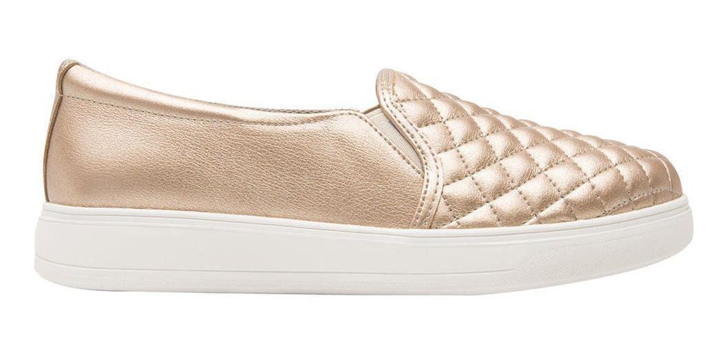 Zapatilla Mujer Canoli 107705 Oro Flexi-3