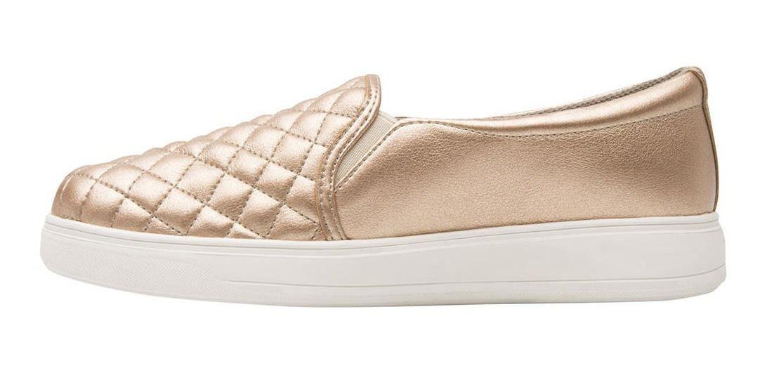Zapatilla Mujer Canoli 107705 Oro Flexi-4