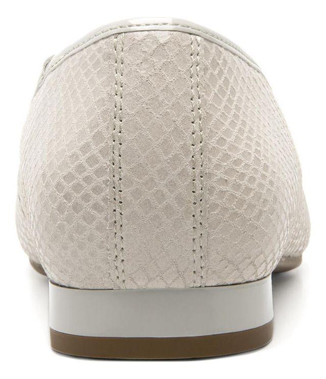 Ballerina Mujer Cuero Kirsten 119903 Blanco Flexi-3