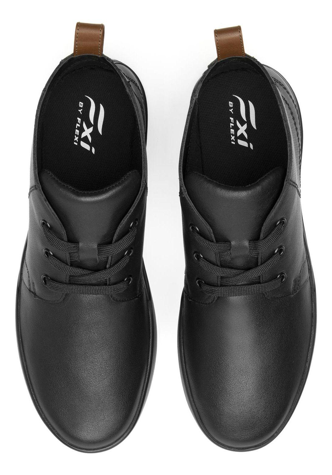 Zapatilla Hombre Creta 412405 Negro Flexi-6