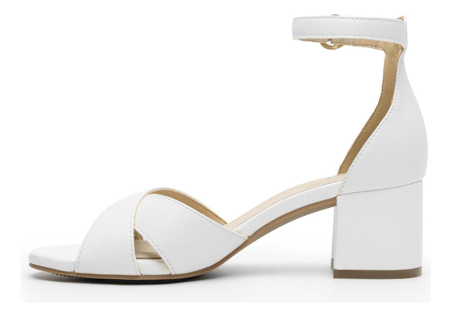 Sandalia Mujer Celine 106414 Blanco Flexi-2