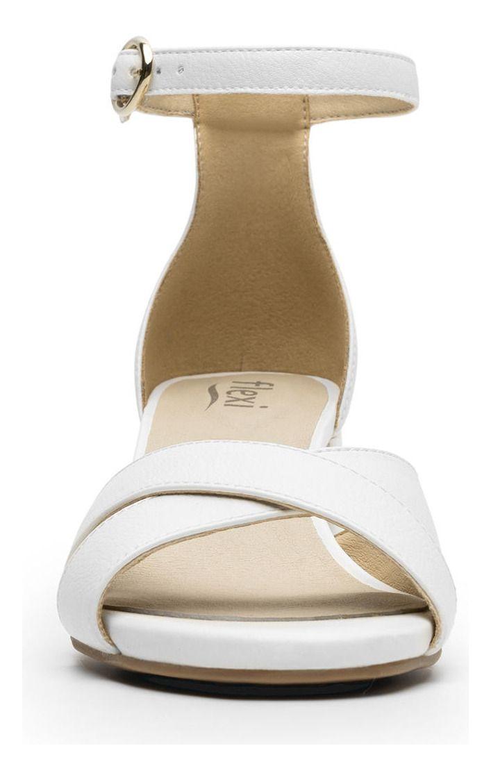Sandalia Mujer Celine 106414 Blanco Flexi-4