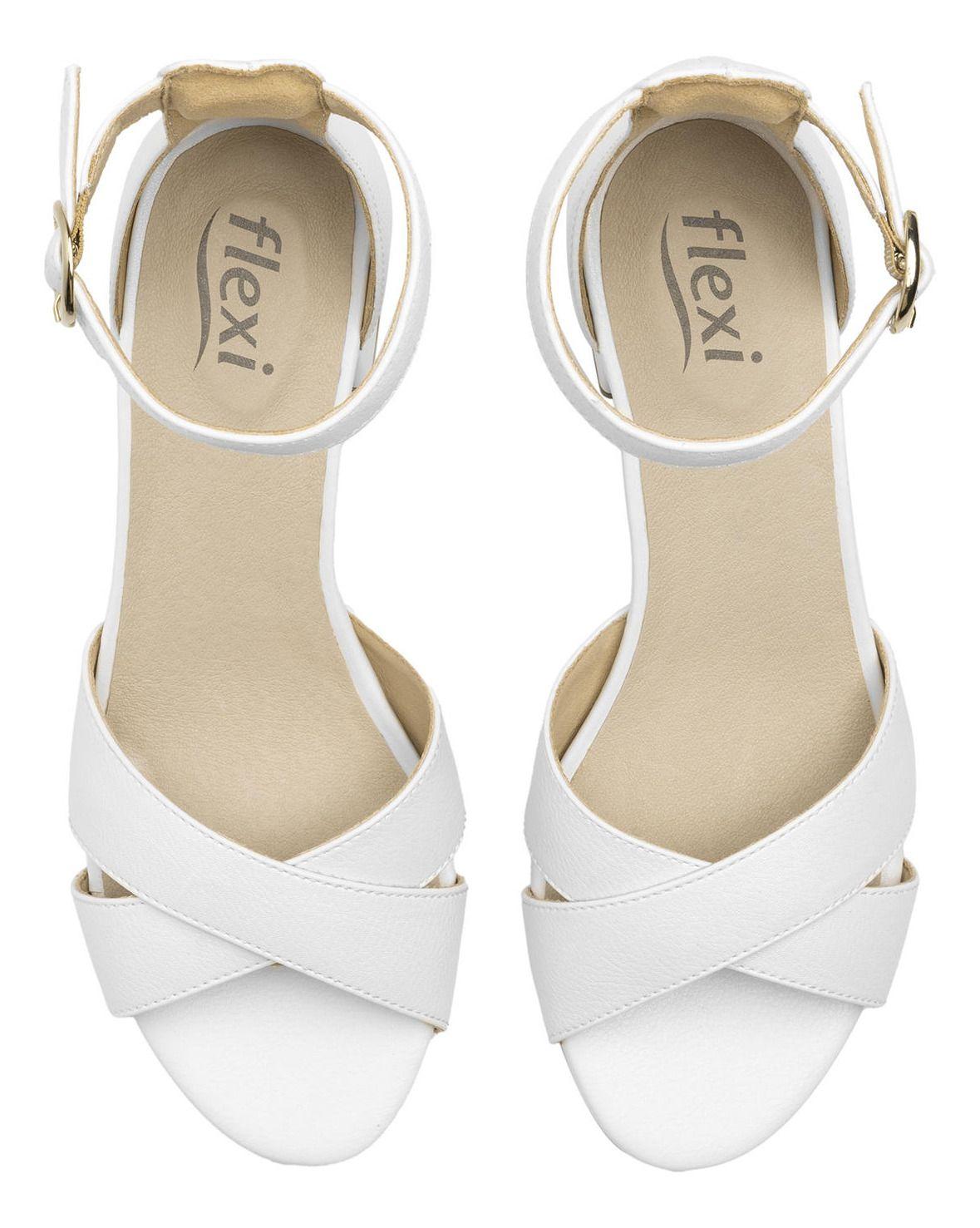 Sandalia Mujer Celine 106414 Blanco Flexi-5