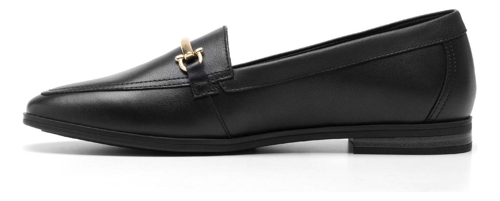Mocasín Mujer Cuero Hayek 126602 Negro Flexi-2