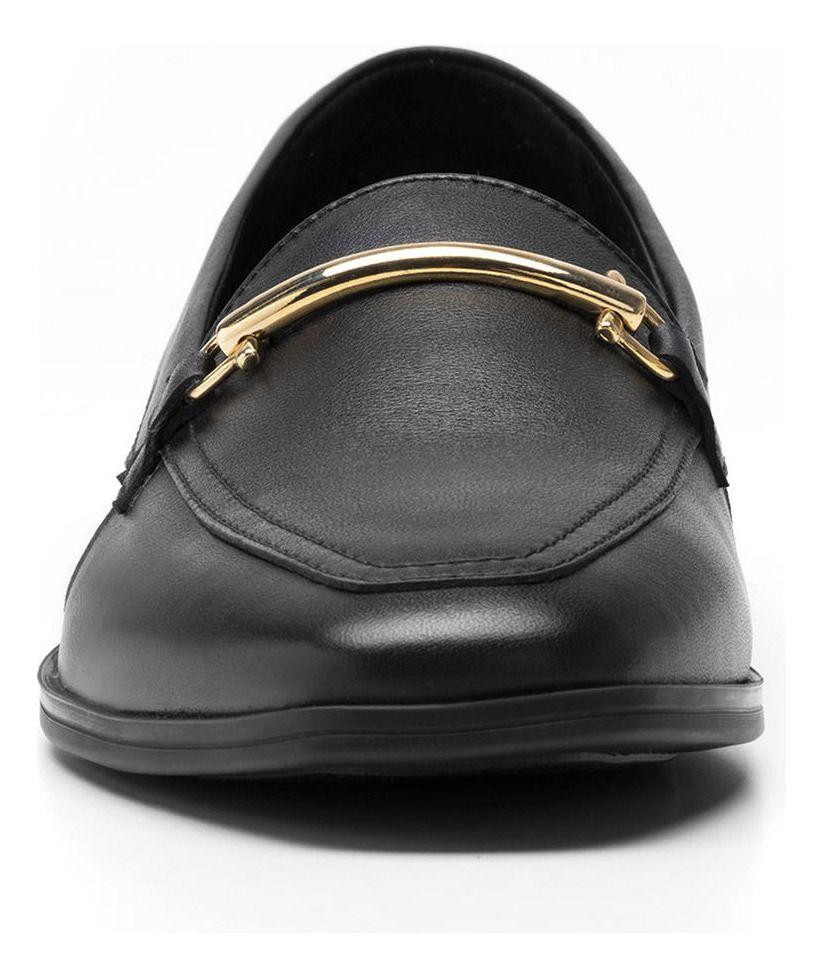 Mocasín Mujer Cuero Hayek 126602 Negro Flexi-4