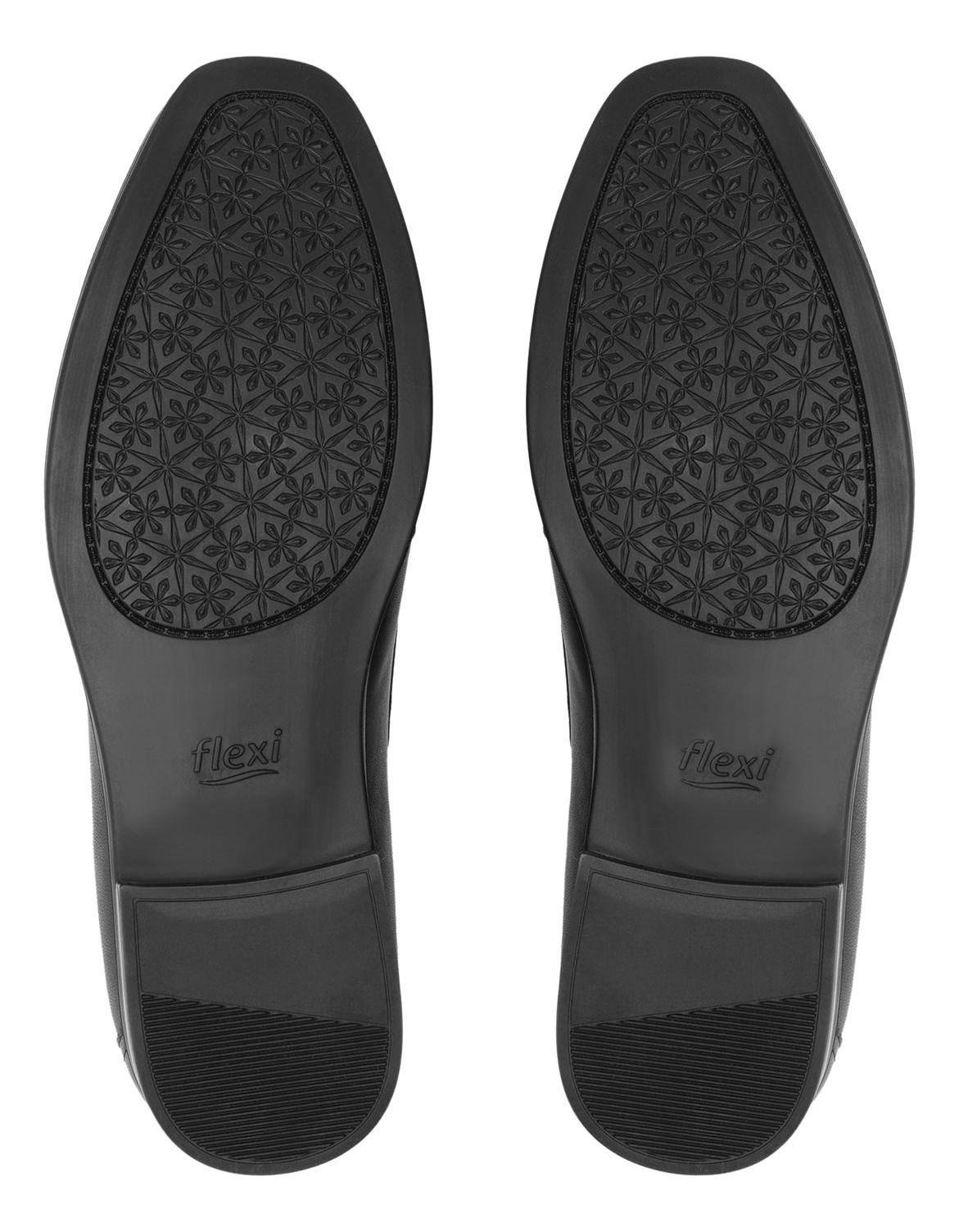 Mocasín Mujer Cuero Hayek 126602 Negro Flexi-6