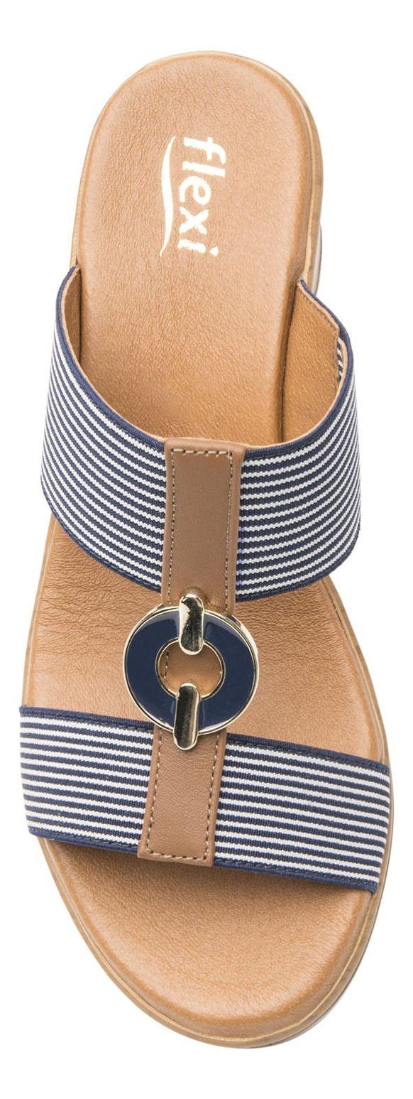 Sandalia Mujer Emily Azul Flexi-5