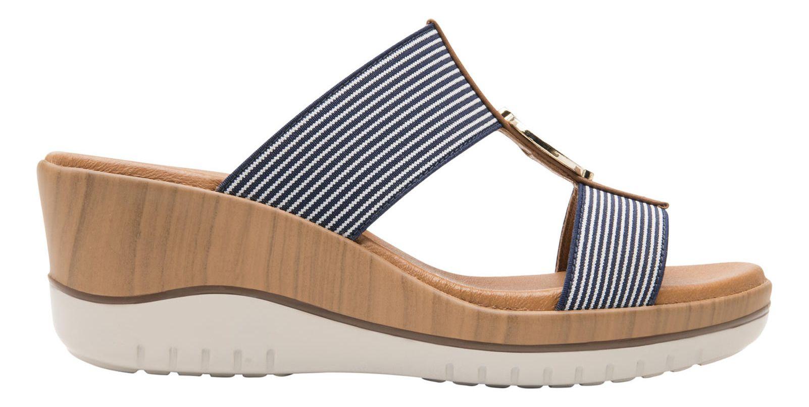 Sandalia Mujer Emily Azul Flexi-1