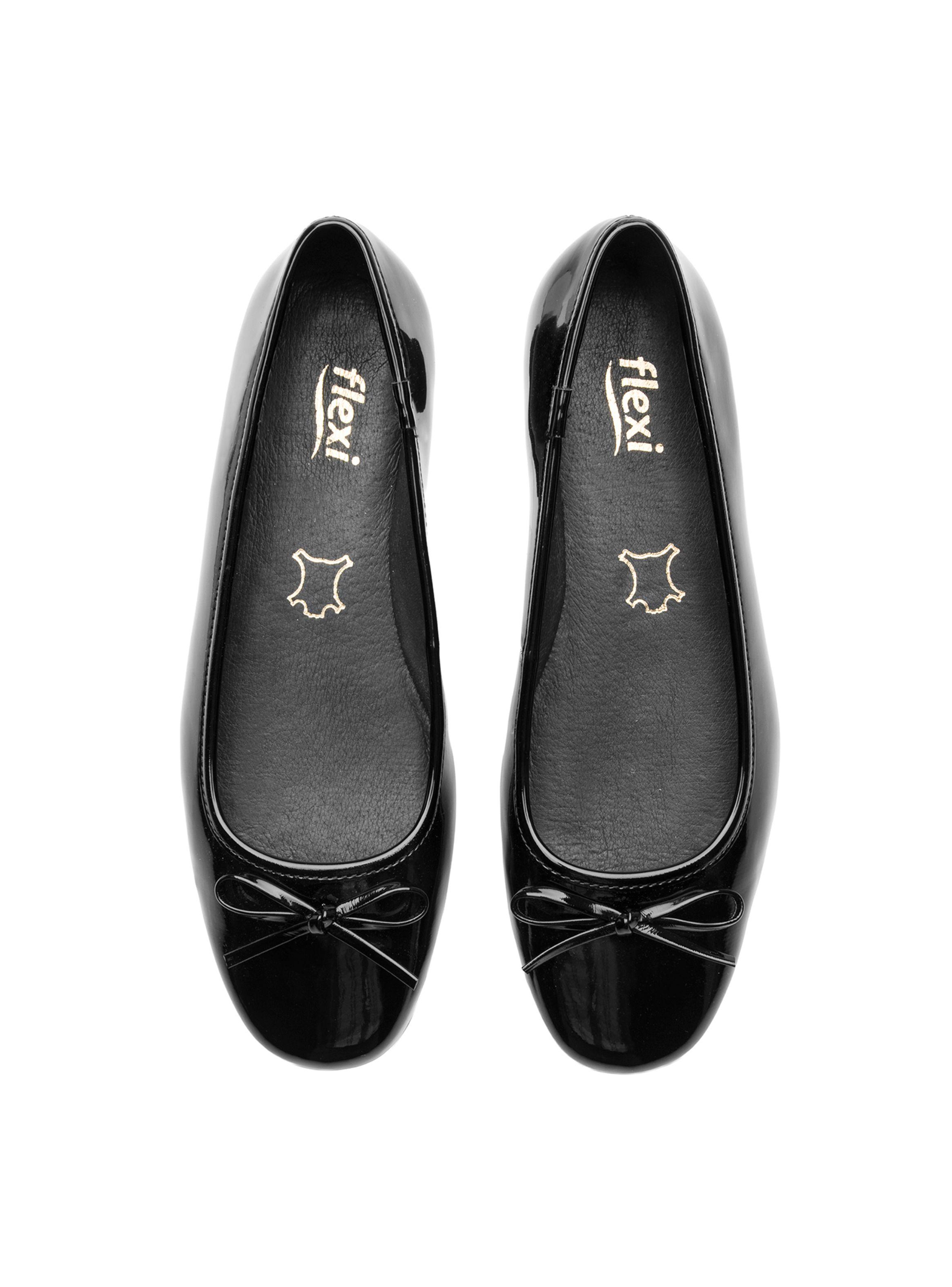 Ballerina Mujer Atessa 136804 Negro Charol Flexi-5