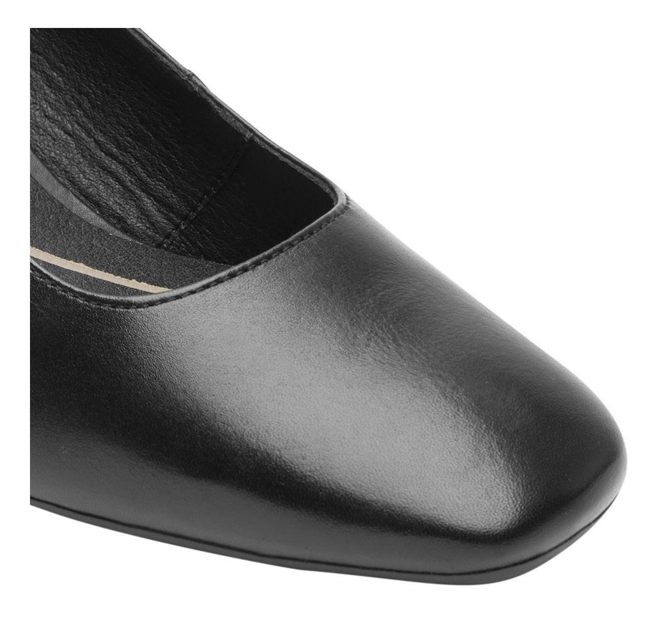 Zapato Mujer Cuero Marione Negro Flexi-1