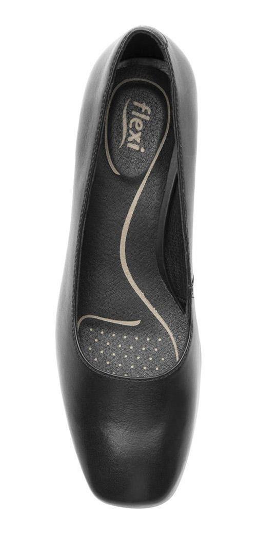 Zapato Mujer Cuero Marione Negro Flexi-6