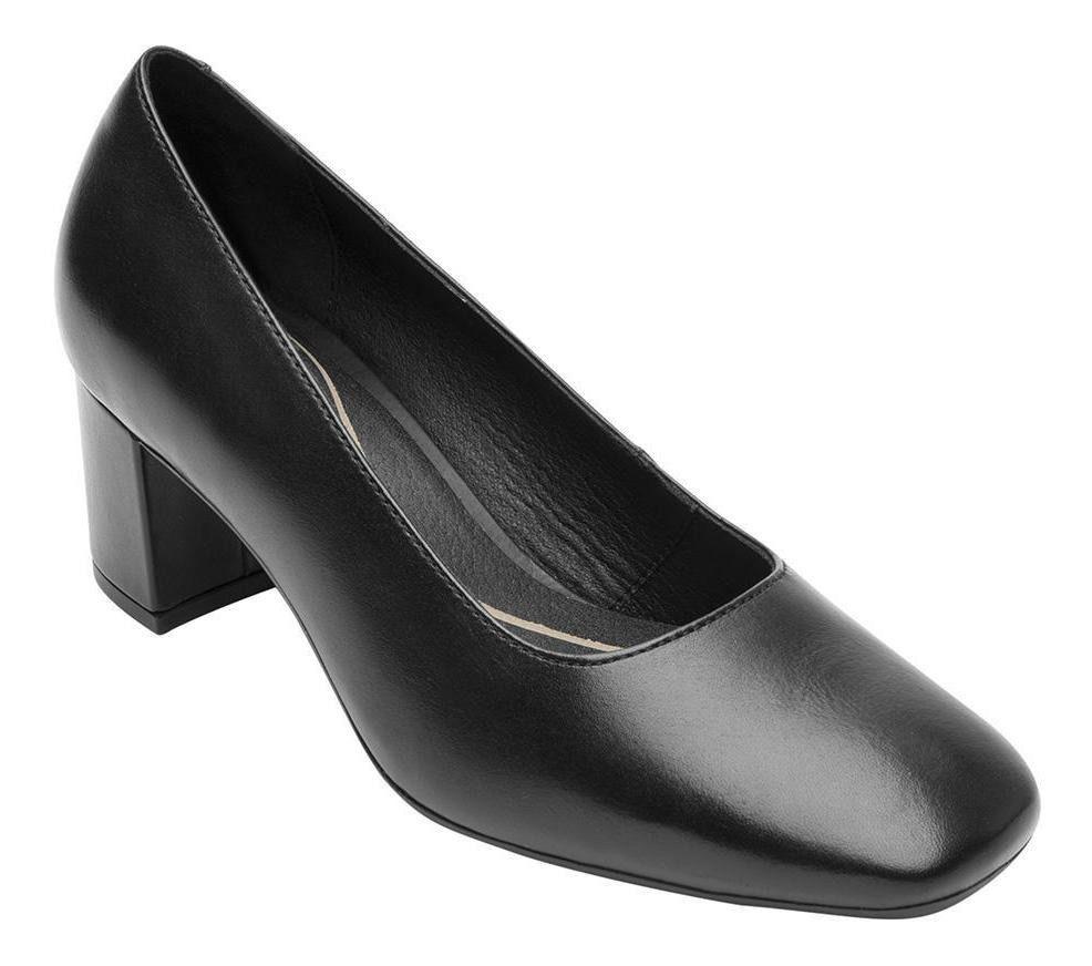 Zapato Mujer Cuero Marione Negro Flexi-1