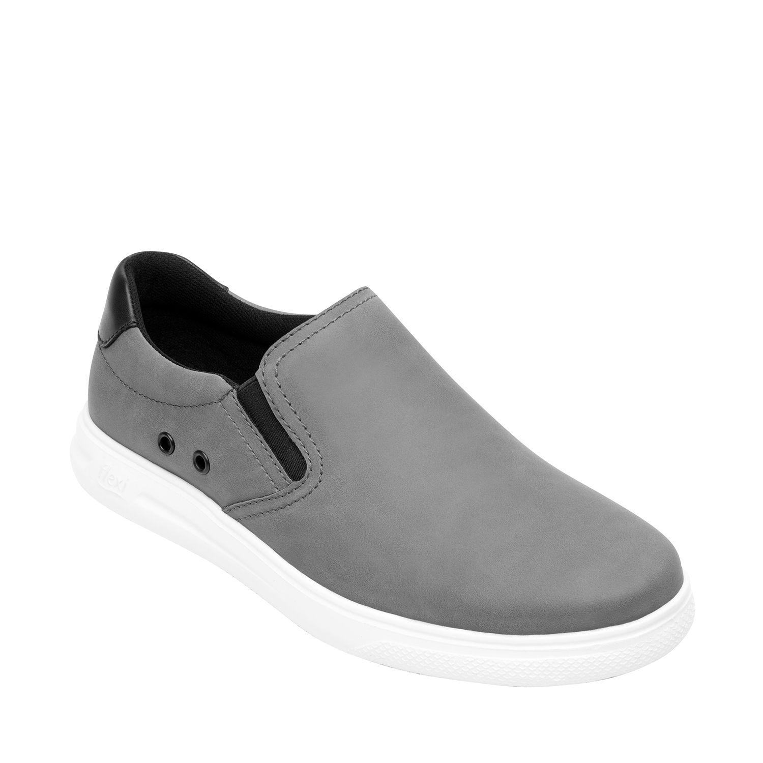 Zapatilla Hombre Griezman Gris Flexi-1