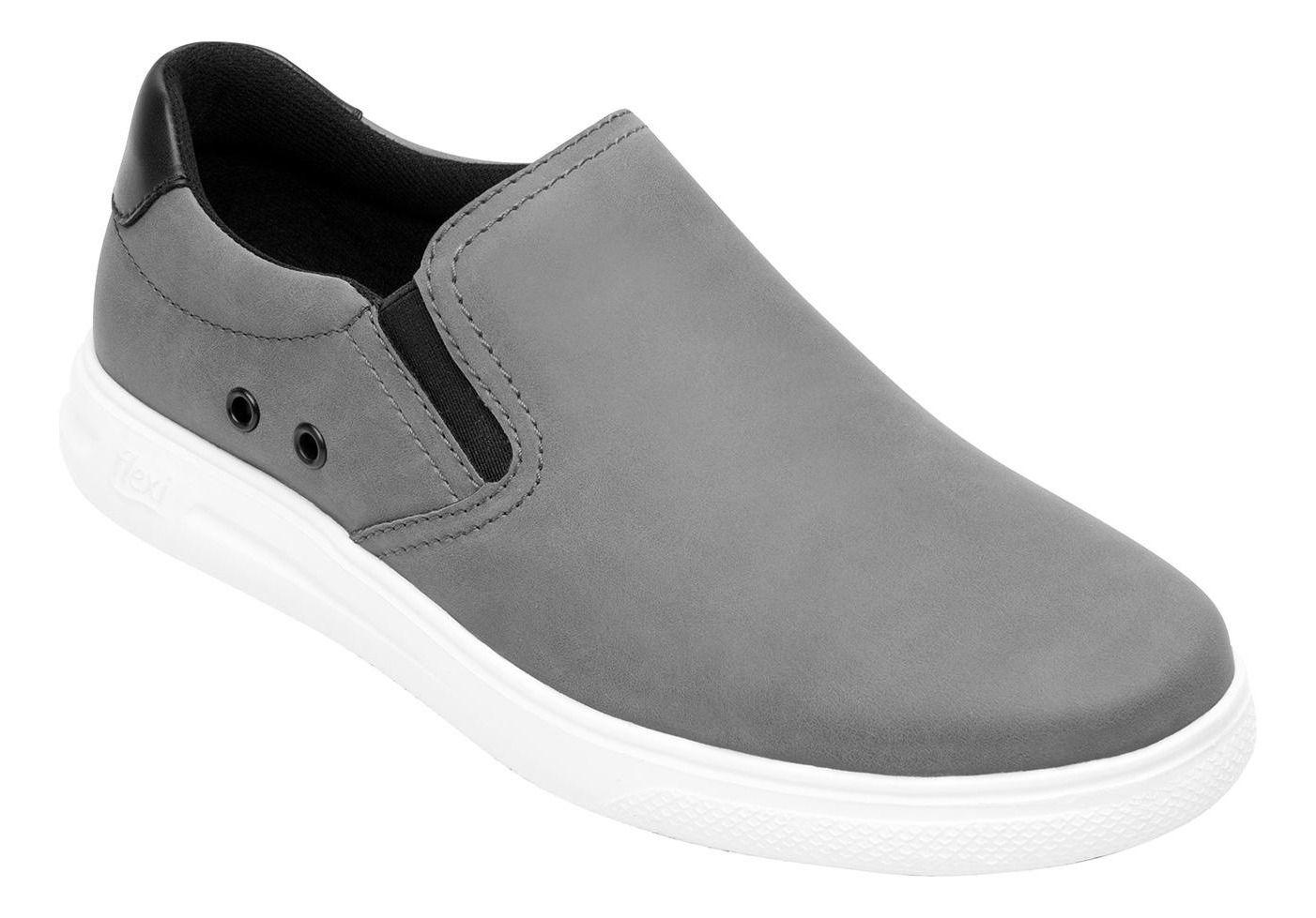 Zapatilla Hombre Griezman Gris Flexi-1