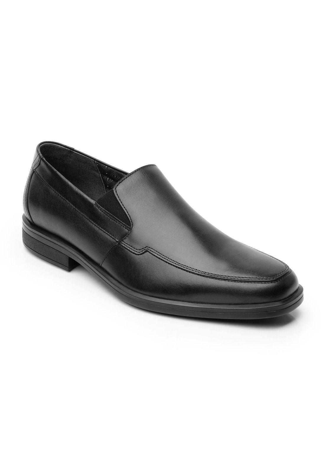 Zapato Hombre Cuero Cook Negro Flexi-0