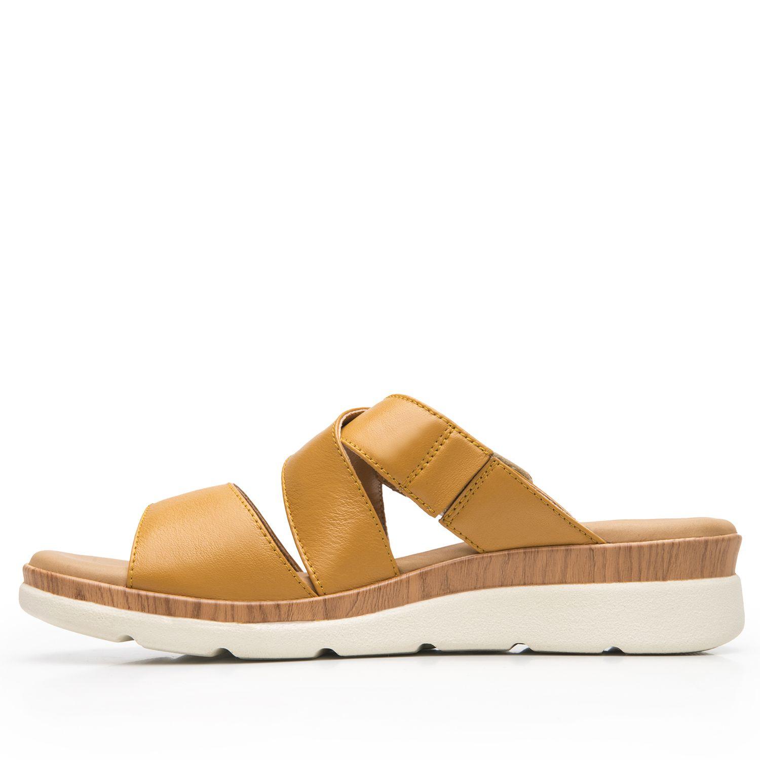 Sandalia Mujer Dariana 124209 Amarilla Mostaza Flexi-2