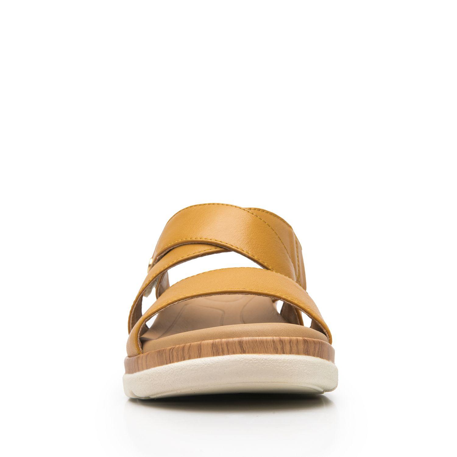 Sandalia Mujer Dariana 124209 Amarilla Mostaza Flexi-3