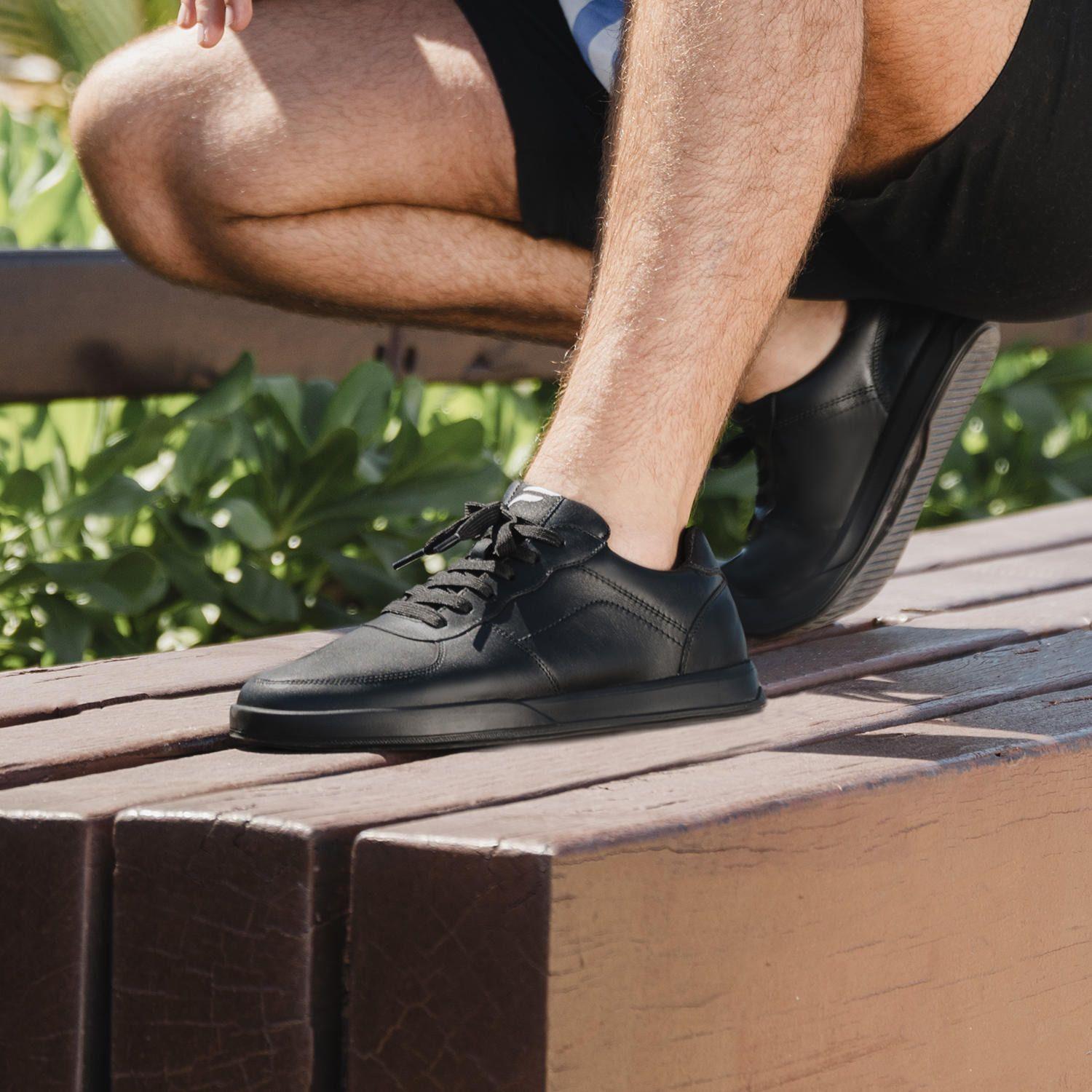 Zapatilla Hombre Creta 412408 Negro Flexi-1