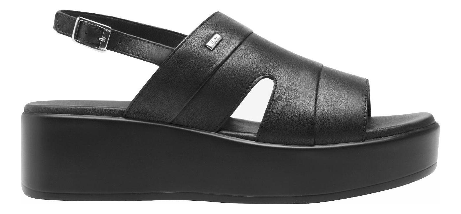 Sandalia Mujer Cuero Xandra Negro Flexi-0