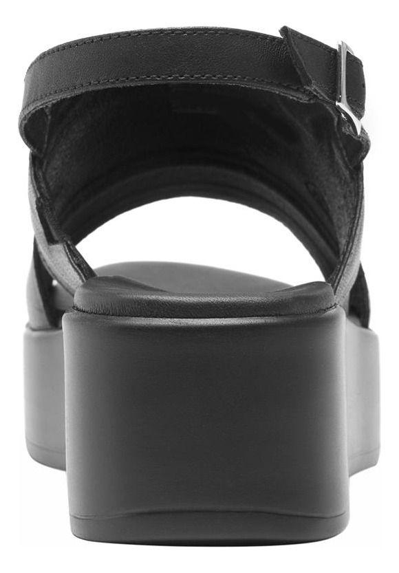 Sandalia Mujer Cuero Xandra Negro Flexi-3
