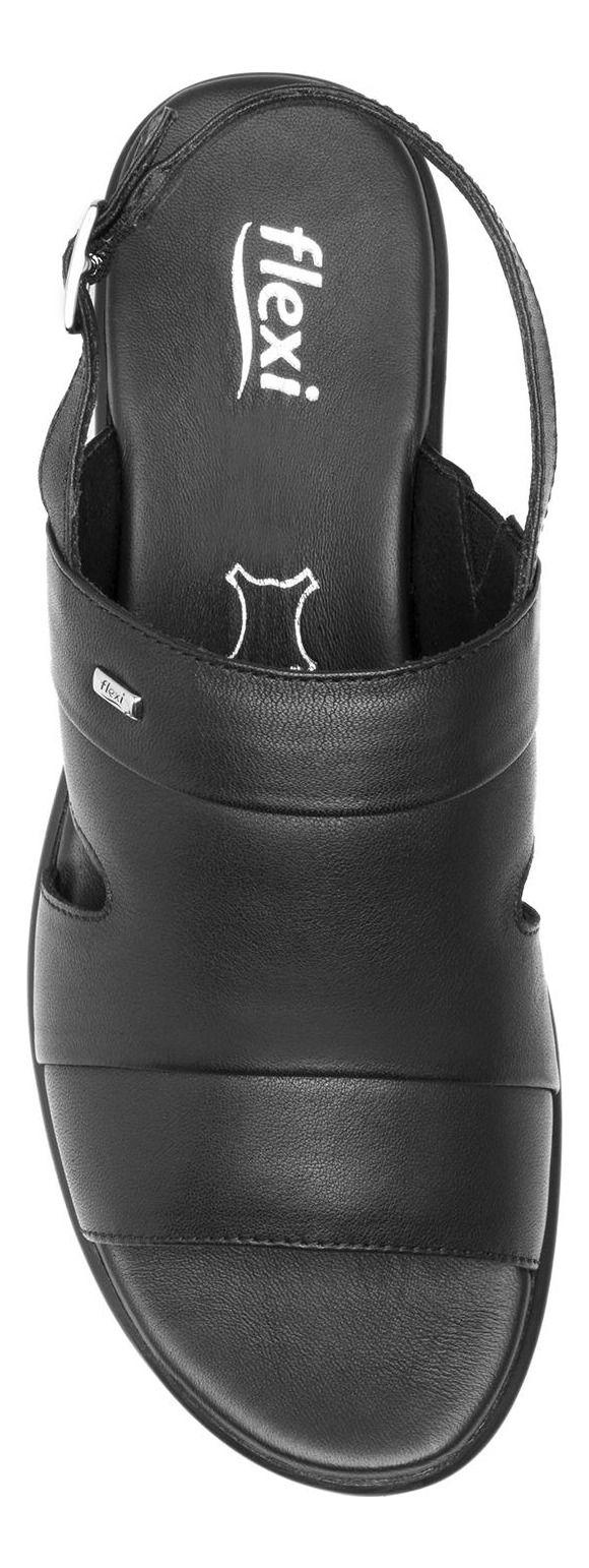 Sandalia Mujer Cuero Xandra Negro Flexi-5
