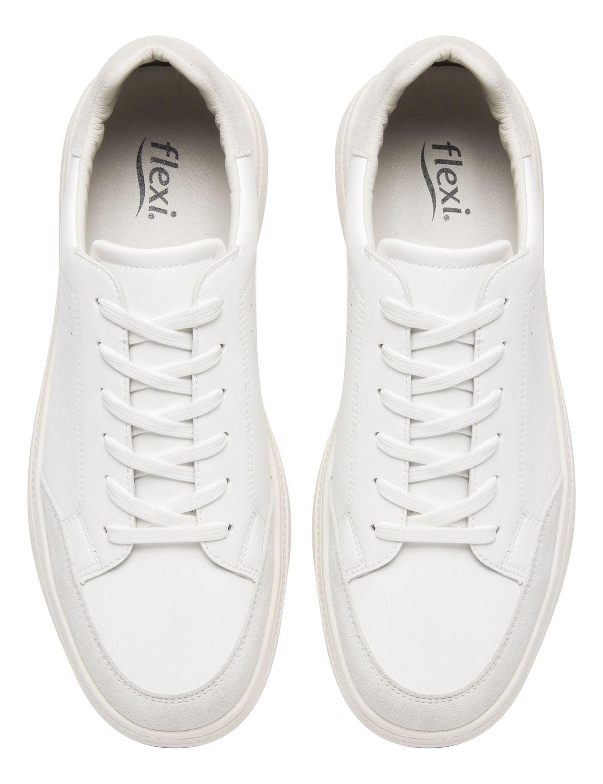 Zapatilla Hombre Apek 418302 Blanca Flexi-4