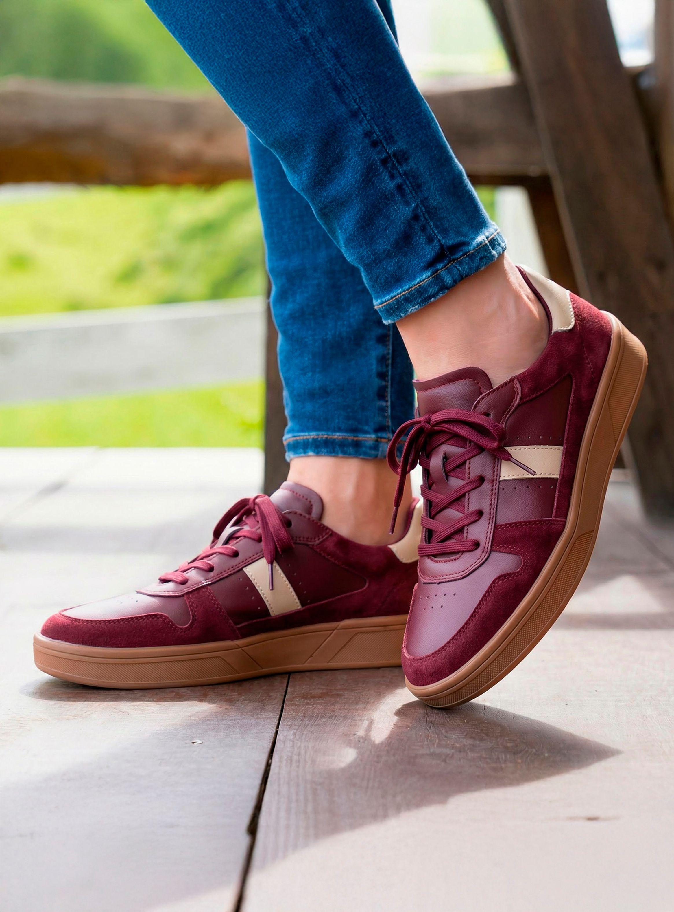 Zapatilla Mujer Milan 134504 Burdeo-2