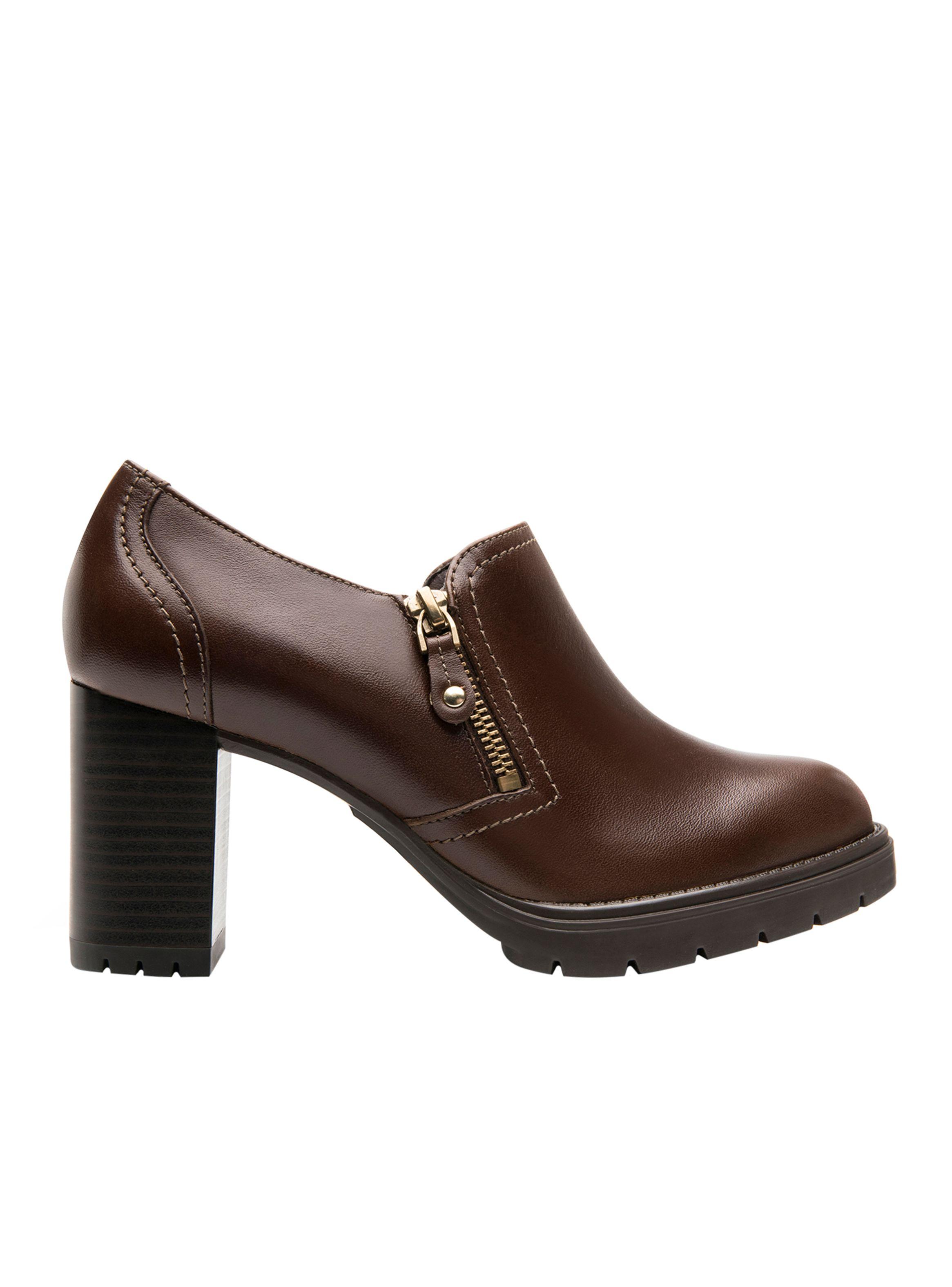 Bootie Mujer Carline 137102 Café Oscuro Flexi-0