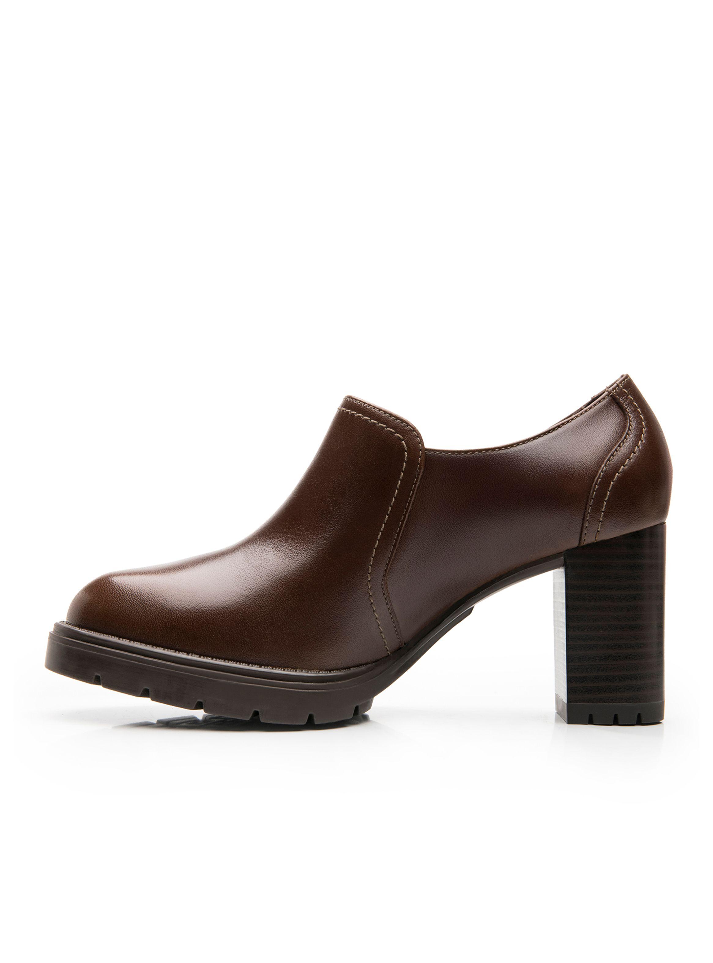 Bootie Mujer Carline 137102 Café Oscuro Flexi-2