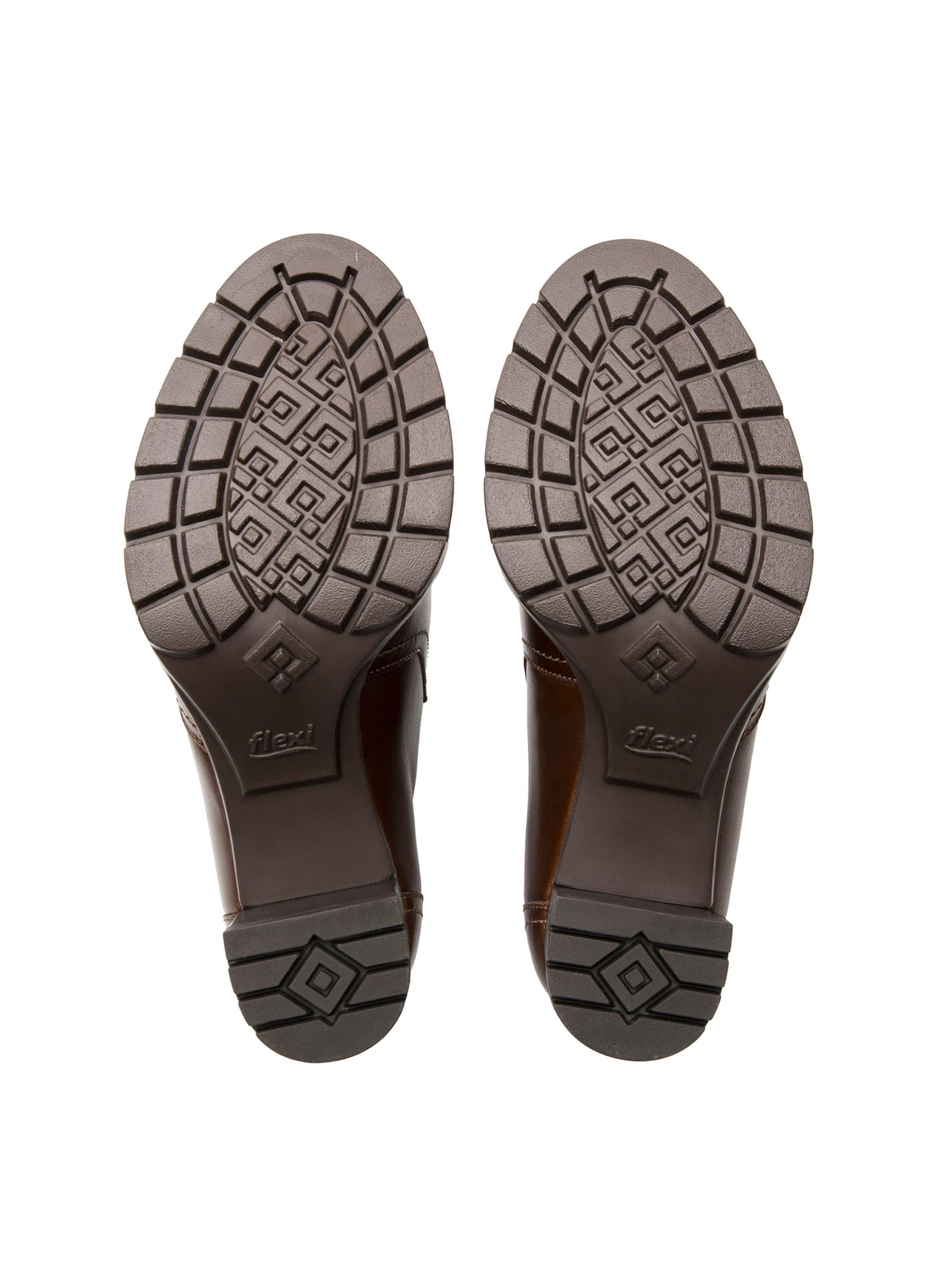 Bootie Mujer Carline 137102 Café Oscuro Flexi-6