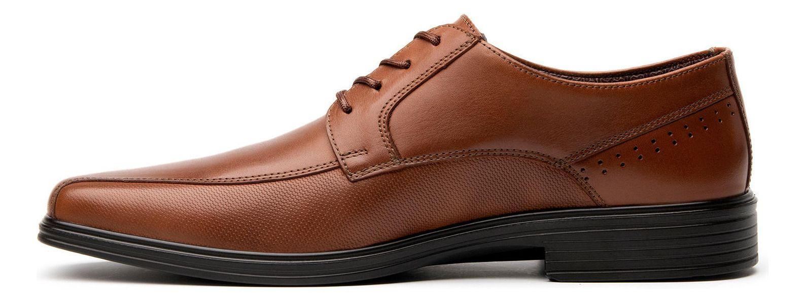 Zapato Hombre Cuero Bali Café Flexi-2