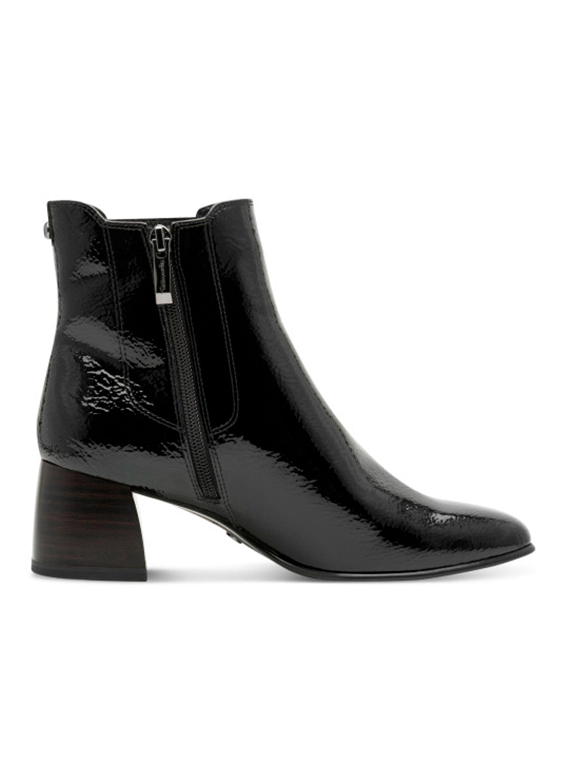 Botín Mujer 25327-45 Negro Charol-5