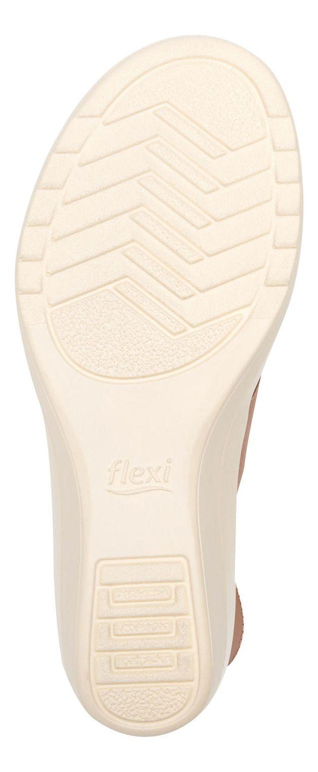 Sandalia Mujer Cuero Amapola Rosa Flexi-6