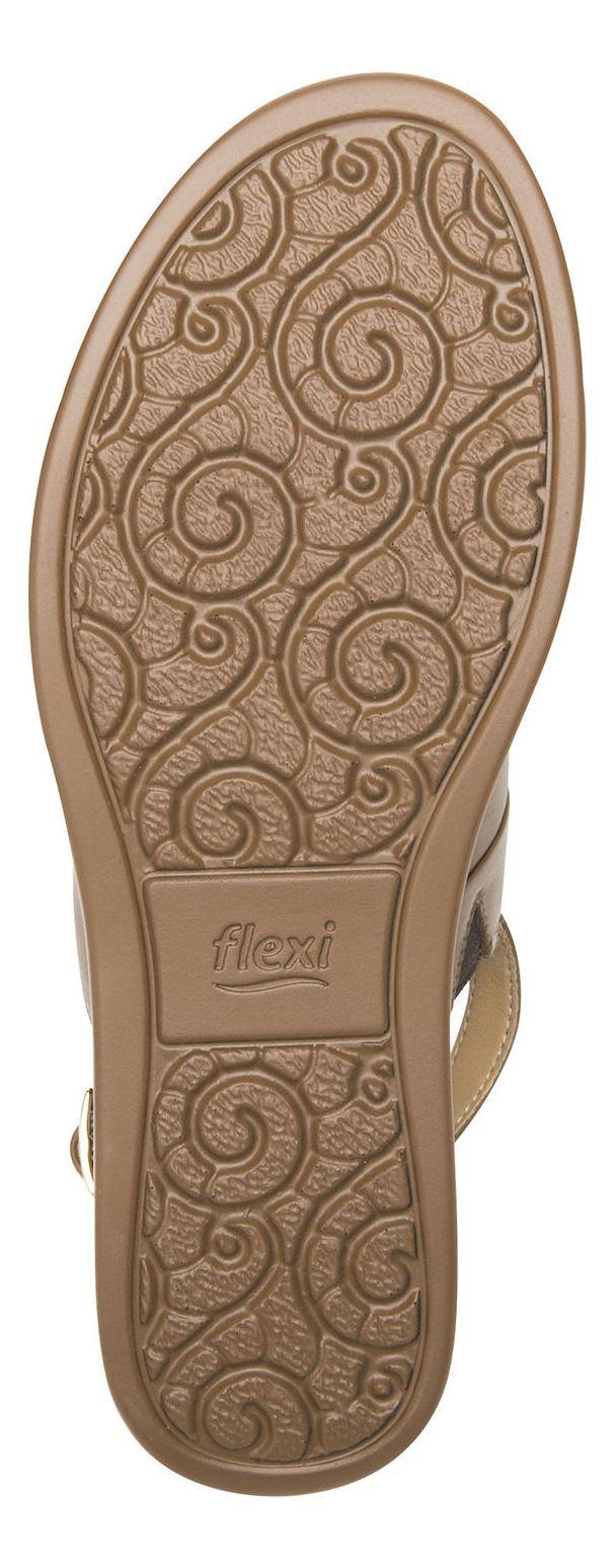 Sandalia Mujer Cuero Xandra Cafe Flexi-5