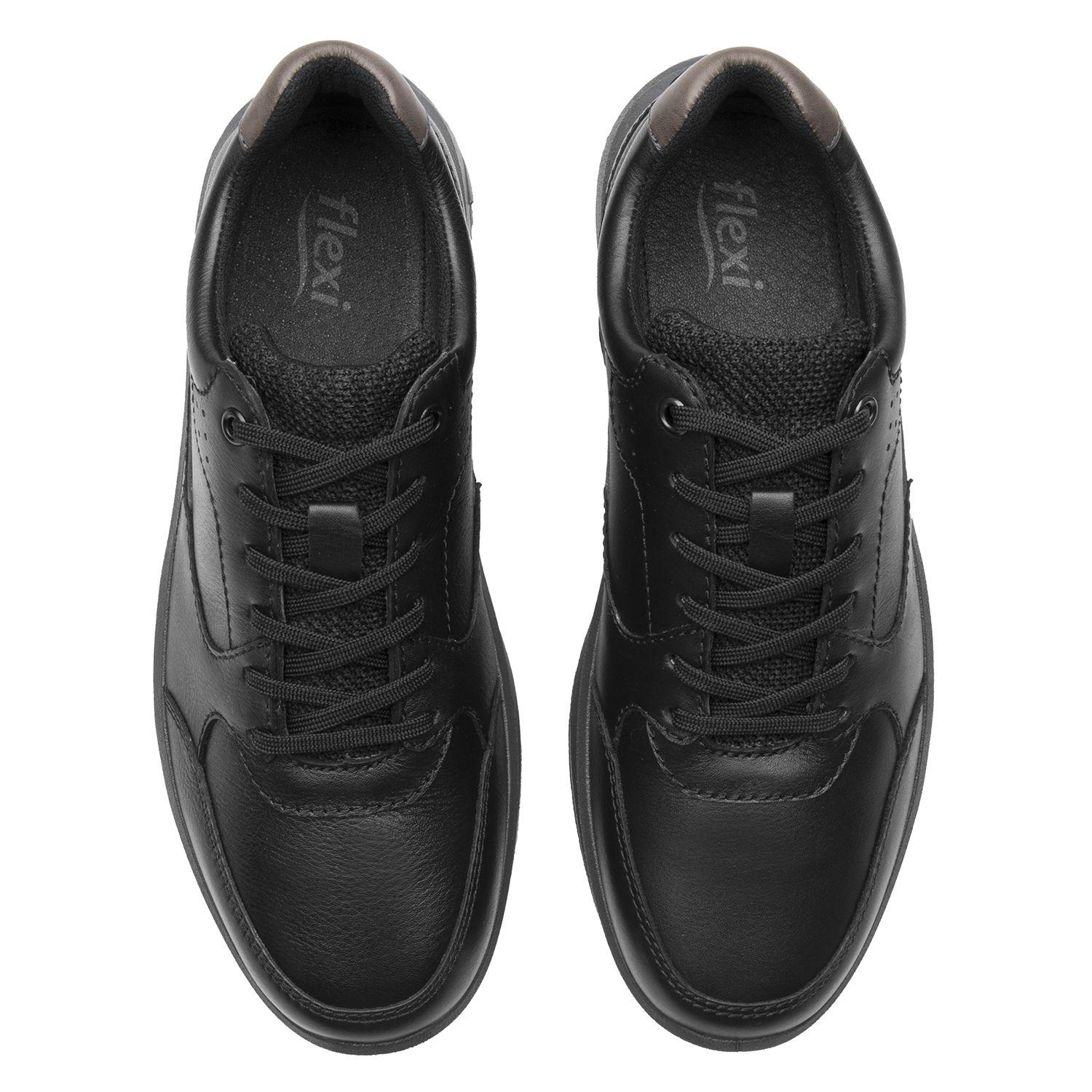 Zapatilla Hombre Sanz 419902 Negro Flexi-6