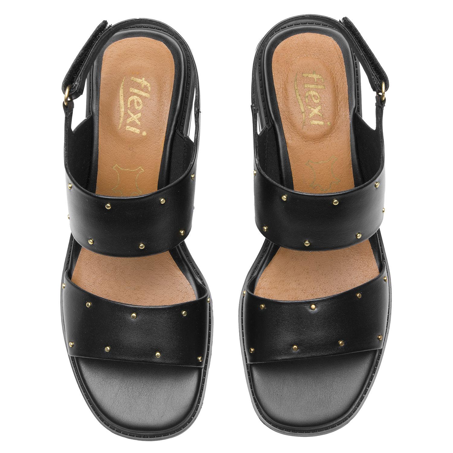 Sandalia Mujer Itacare 128407 Negro Flexi-5