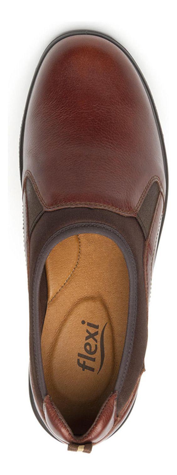 Zapato Mujer Cuero Jane 35301 Caoba Flexi-3