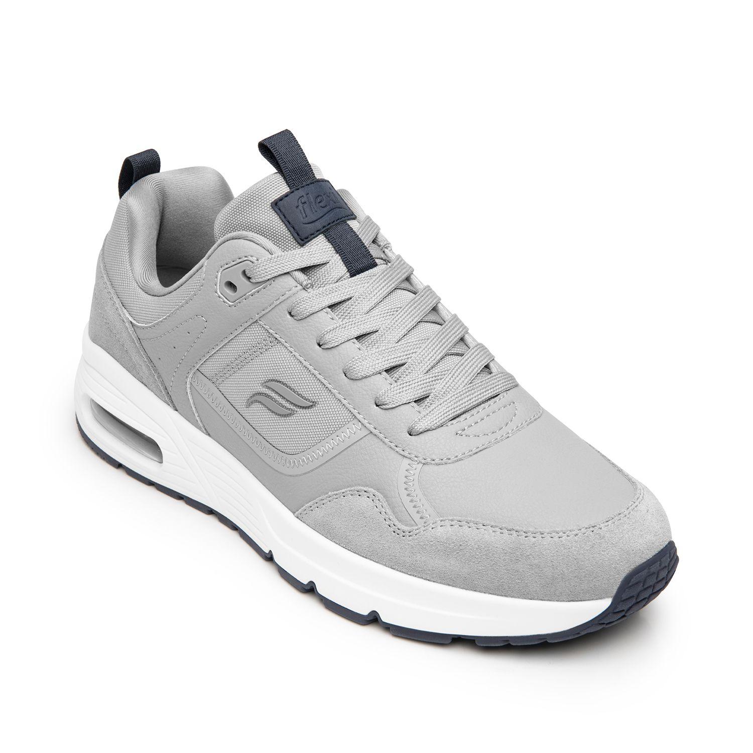 Zapatilla Hombre Maddox 422401 Gris Flexi-1