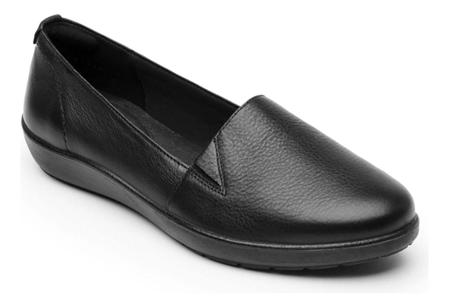 Zapato Mujer Cuero Amelie Negro Flexi-1