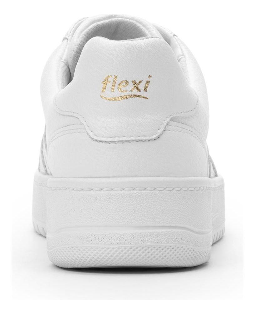 Zapatilla Mujer Jessy 103504 Blanca Flexi-4