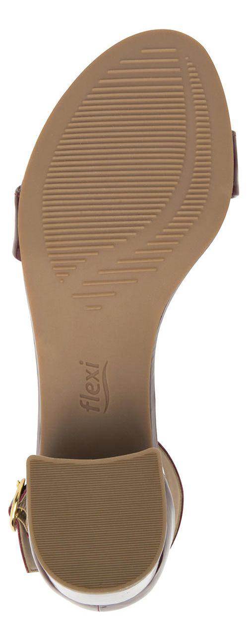 Sandalia Mujer Celine Rojo Osc. Flexi-2