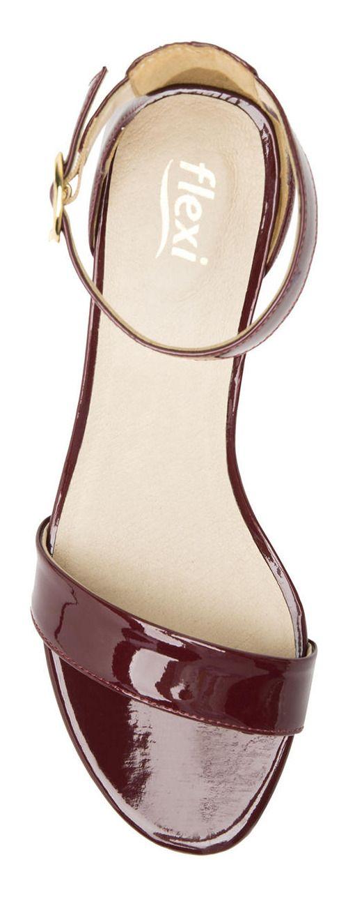 Sandalia Mujer Celine Rojo Osc. Flexi-5